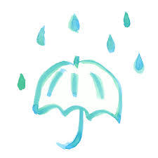 雨　イラスト②